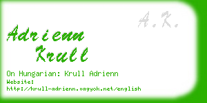 adrienn krull business card